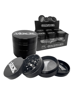JAXX 55mm 4PC Zinc Grinder