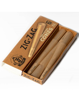 Zig-Zag Unbleached 1 1/4 Cones