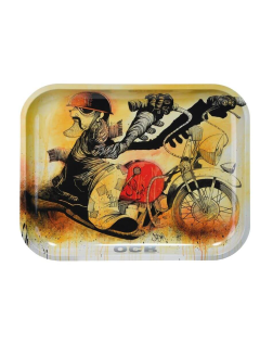 Plateau en métal Motorcycle
