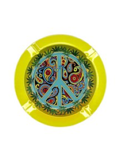 Funky Peace Sign Saash Tray