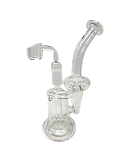 17CM QI RECYCLER RIG + QUARTZ BANGER