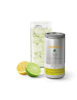 Boisson pétillante au CBD à la lime et au citron Everie