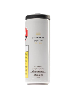 Quatreau Ginger + Lime Balance Sparkling Water