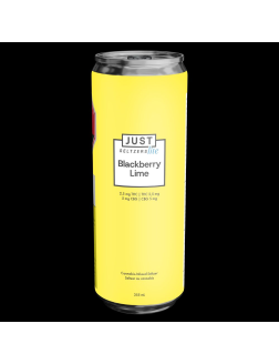 JUST Seltzers Lite Blackberry Lime 2.5 THC + 5 CBG