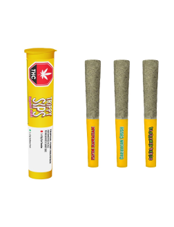 Trippy Sips Tropical Twist Pack 3pc Infused Pre Rolls