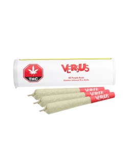 70-Versus BC Purple Kush Shatter Infused Pre Roll
