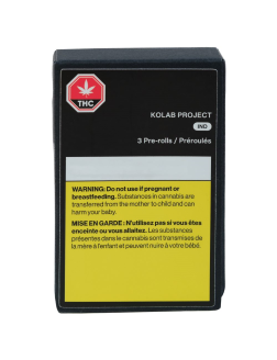 Kolab Project Indica Pre Roll 3 Pack