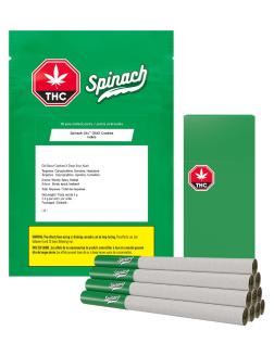 Spinach STIX GMO Cookies 10pc Pre Roll