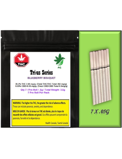 Tri-us Series Blueberry Bouquet 7pc Pre Roll