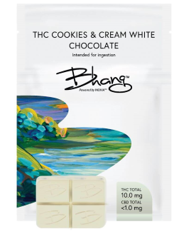 Bhang THC Cookies & Cream White Chocolate