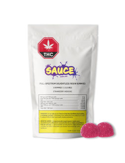 Sauce Rosin Labs Full Spectrum Live Rosin Gummies