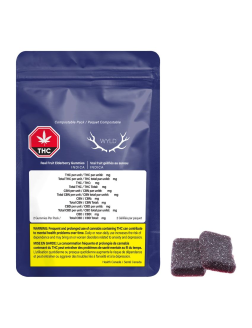 Wyld Real Fruit Elderberry 2:1 THC:CBN Gummies
