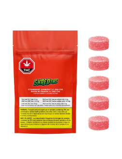 SHRED'Ems Strawberry Sunburst 3:1 CBG/THC Gummies