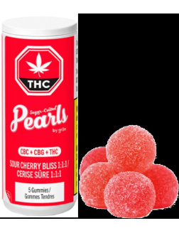 Pearls Sour Cherry Bliss 1:1:1 CBC/CBG/THC