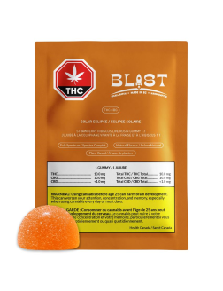 BLAST Solar Eclipse Live Rosin Gummy 1:1 CBG:THC