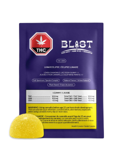BLAST Lunar Eclipse Live Rosin Gummy 1:1 THC:CBN