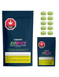 Edison Sonics Kiwi Berry Burst 1:1 CBD + THC Multipack Nano