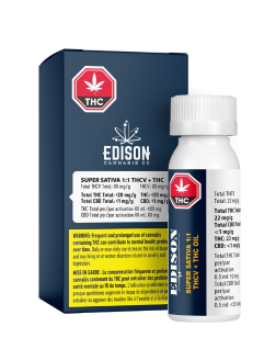 Edison Super Sativa 1:1 THCV + THC Oil