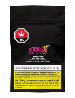 60-SHRED X Gnarberry 1g 510 Vape Cartridge