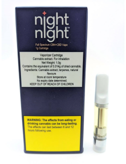 NightNight Full Spectrum CBN+CBD 510 Vape Cartridge