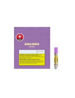 Back Forty Iced Grape 0.95g 510 Vape Cartridge