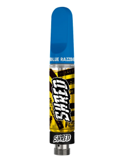 60-SHRED Blue Razzberry Ice 1.1g 510 Vape Cartridge